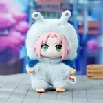 Peluche mystère Labubu Naruto à collectionner