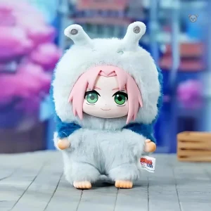 Peluche mystère Labubu Naruto à collectionner