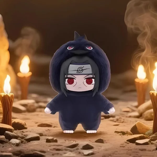 Peluche Labubu mystère, design Naruto