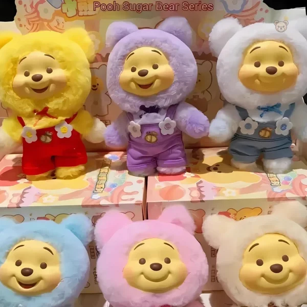 Winnie la peluche dans un style Labubu