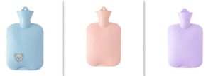 Bouillotte douce en peluche pour détente et bien-être