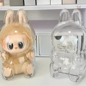 Protection peluche style Labubu assis
