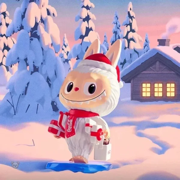 Peluche Labubu, style unique Coca-Cola