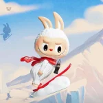 Figurine Labubu, univers Coca-Cola en vinyle