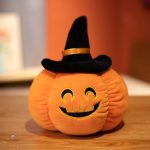 Peluche citrouille : compagnon idéal pour Halloween