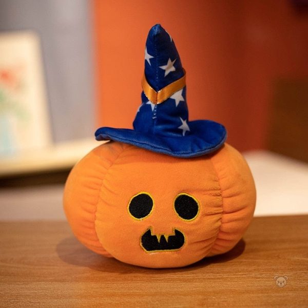 Citrouille d'Halloween, peluche idéale pour la nuit de sorcellerie