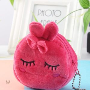 Petit sac en peluche en forme de framboise câlin