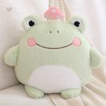 Peluche grenouille mignonne pour la Saint-Valentin