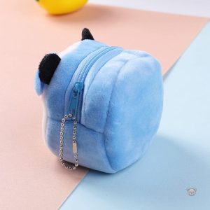 Sac en peluche doux en forme de panda, accessoire ludique