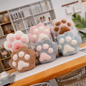 Peluche réchauffe main - patte de chat douce et confortable