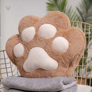 Accessoire réchauffant pour les mains en peluche