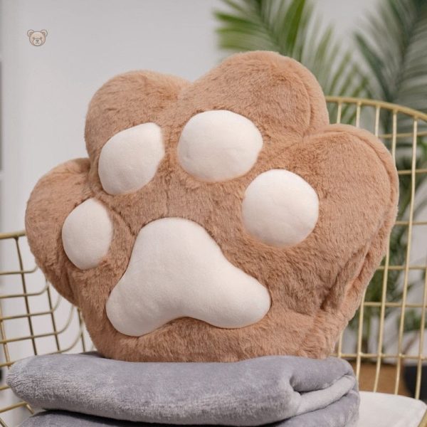 Accessoire réchauffant pour les mains en peluche