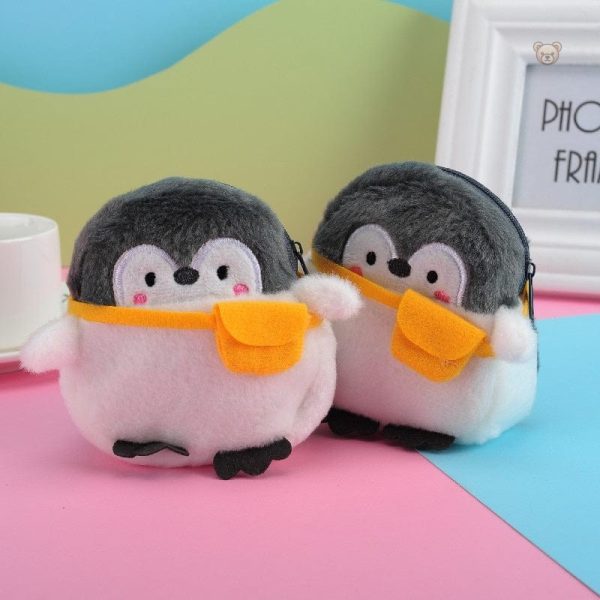 Sac en peluche en forme de pingouin pour enfants