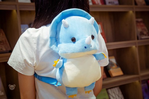 Sac à dos en peluche coloré pour les jeunes aventuriers