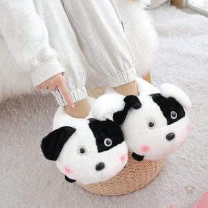 Chaussons en peluche confortables pour les amoureux des animaux