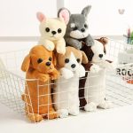 Chien saucisse - trousse en peluche