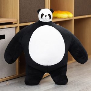 Peluche panda bodybuildé avec un design musclé et amusant
