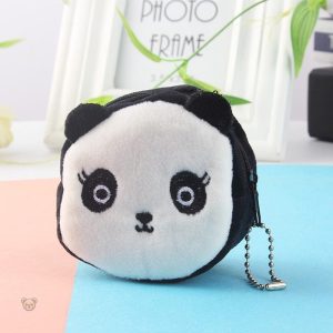 Petit sac en peluche panda câlin