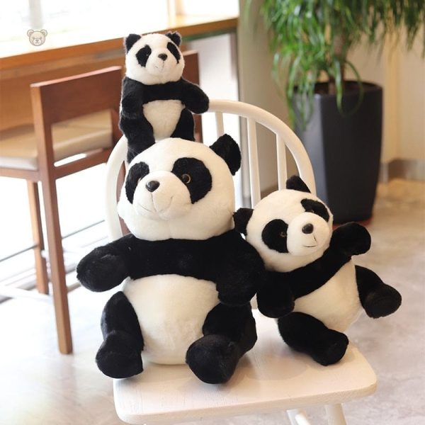 le-panda-doux-1 Peluche panda douce et câline pour les enfants
