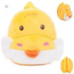 Sac à dos en peluche petit poussin doux et amusant