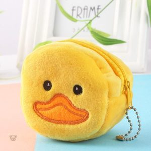 Poussin câlin - petit sac en peluche doux et mignon
