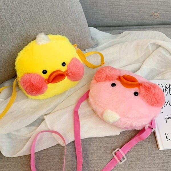 Sac en peluche en forme de poussin pour les enfants