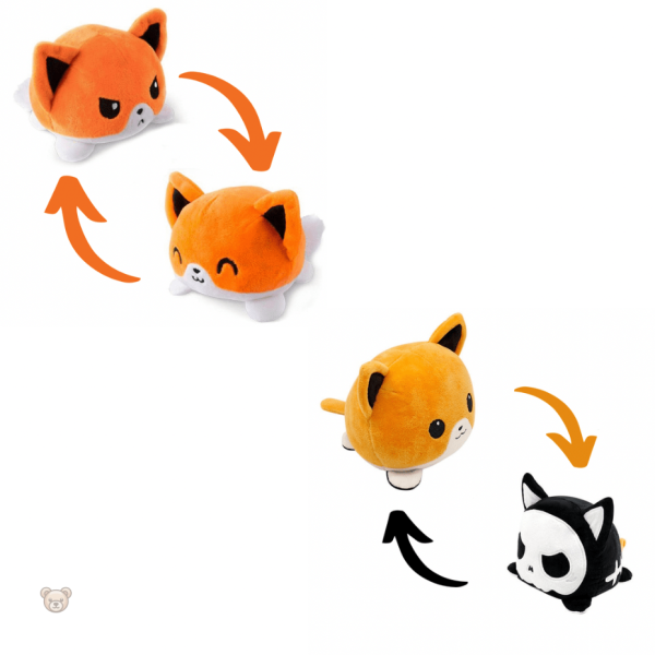 le-renard-reversible-1 Peluche renard réversible douce et câline