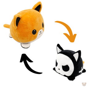 Renard réversible, peluche originale pour les enfants
