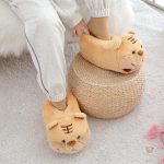 Chausson pelucheux Tigrou, idéal pour se réchauffer les pieds