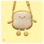 Toast sac en peluche, accessoire tendance et confortable
