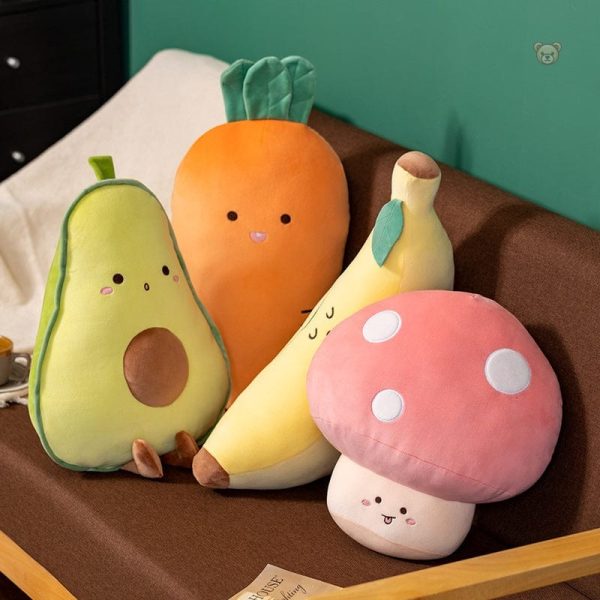 Peluche douce de Saint-Valentin en forme de légume