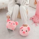 Chaussons mignons en forme de porcelet, parfaits pour les enfants