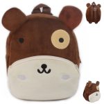 Sac à dos peluche ours monocle doux et ludique