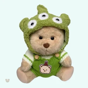 Ours en peluche déguisé en alien