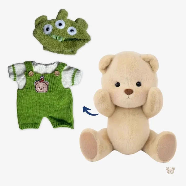Peluche alien mignonne avec grand sourire
