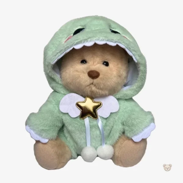 Ours en peluche déguisé en dinosaure - vue 2