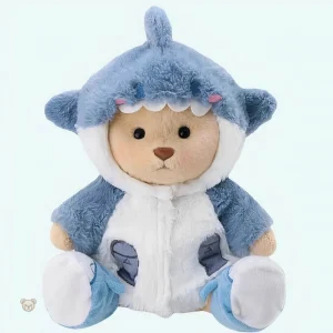 Ours en peluche déguisé en requin
