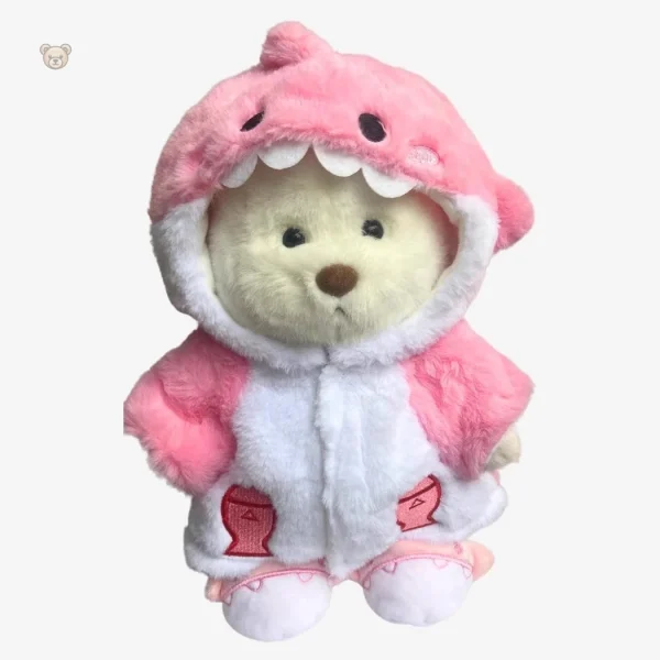Peluche requin avec ours doux à l'intérieur