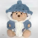 Peluche amusante ours déguisé en requin