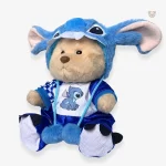 Ours en peluche fusionnant avec Stitch