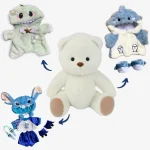 Peluches mignonnes : ours et Stitch en un