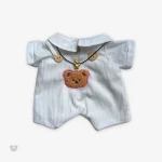 Ours en peluche blanc, accessoire de réconfort pour bébés