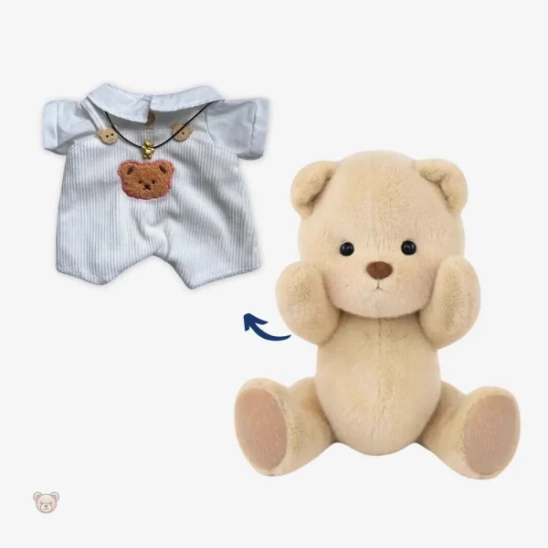 Ours en peluche blanc, parfait pour les câlins