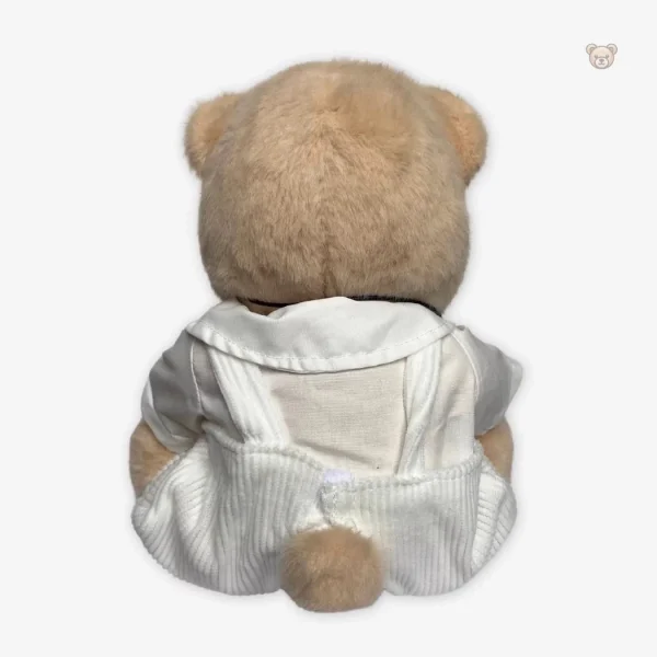 Joli ours en peluche blanc, compagnon idéal