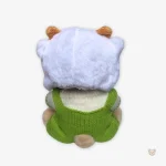 Ours en peluche vert au design charmant et amical