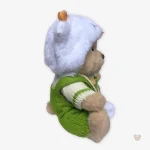 Ours en peluche en vert, parfait pour les câlins