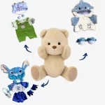 Ours en peluche avec un look adorable en vert