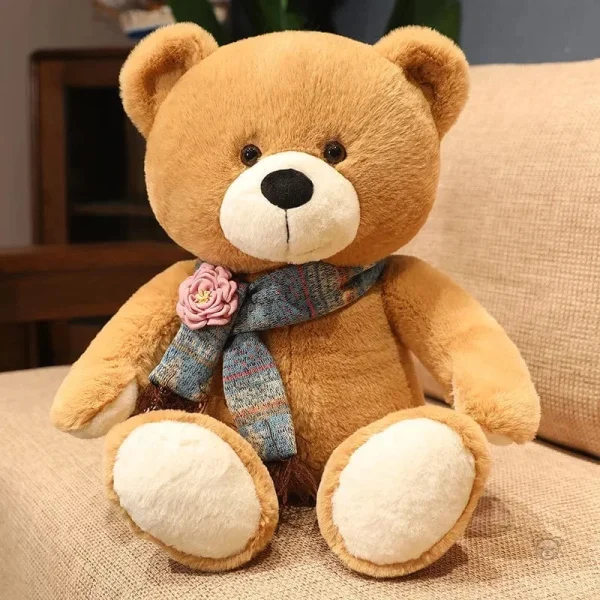 Ours en peluche brun, compagnon de jeu géant