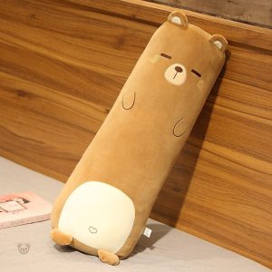 Ours en peluche géant brun endormi