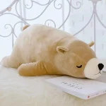 Ours brun géant, peluche habillée, parfait pour les câlins